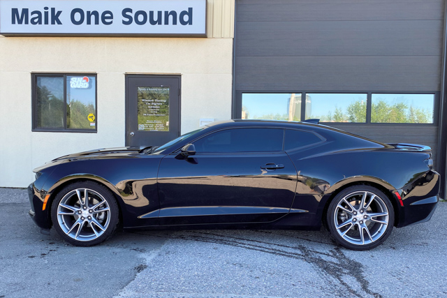 Chevrolet 2019 Camero with professional window tint in North Bay